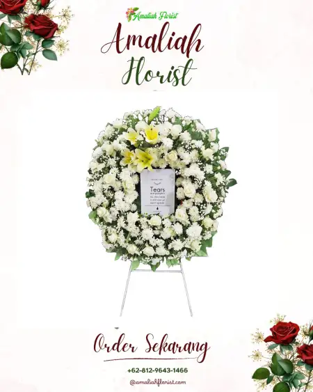 Krans Bunga Duka Gedung Wedding Jakarta Selatan