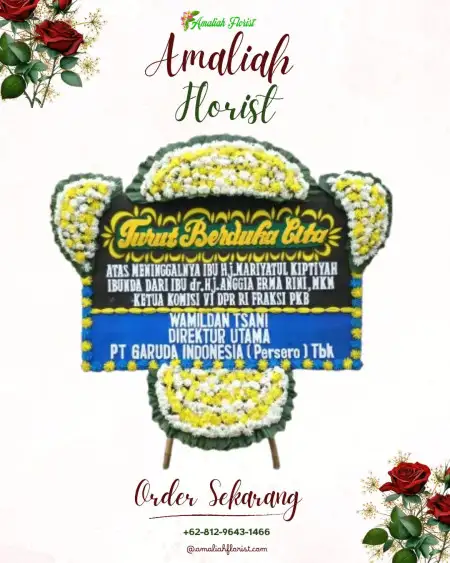 Papan Bunga Duka Gedung Wedding Jakarta Selatan