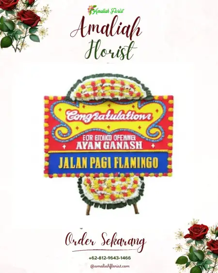 Sewa Papan Bunga Gedung Wedding Jakarta Selatan